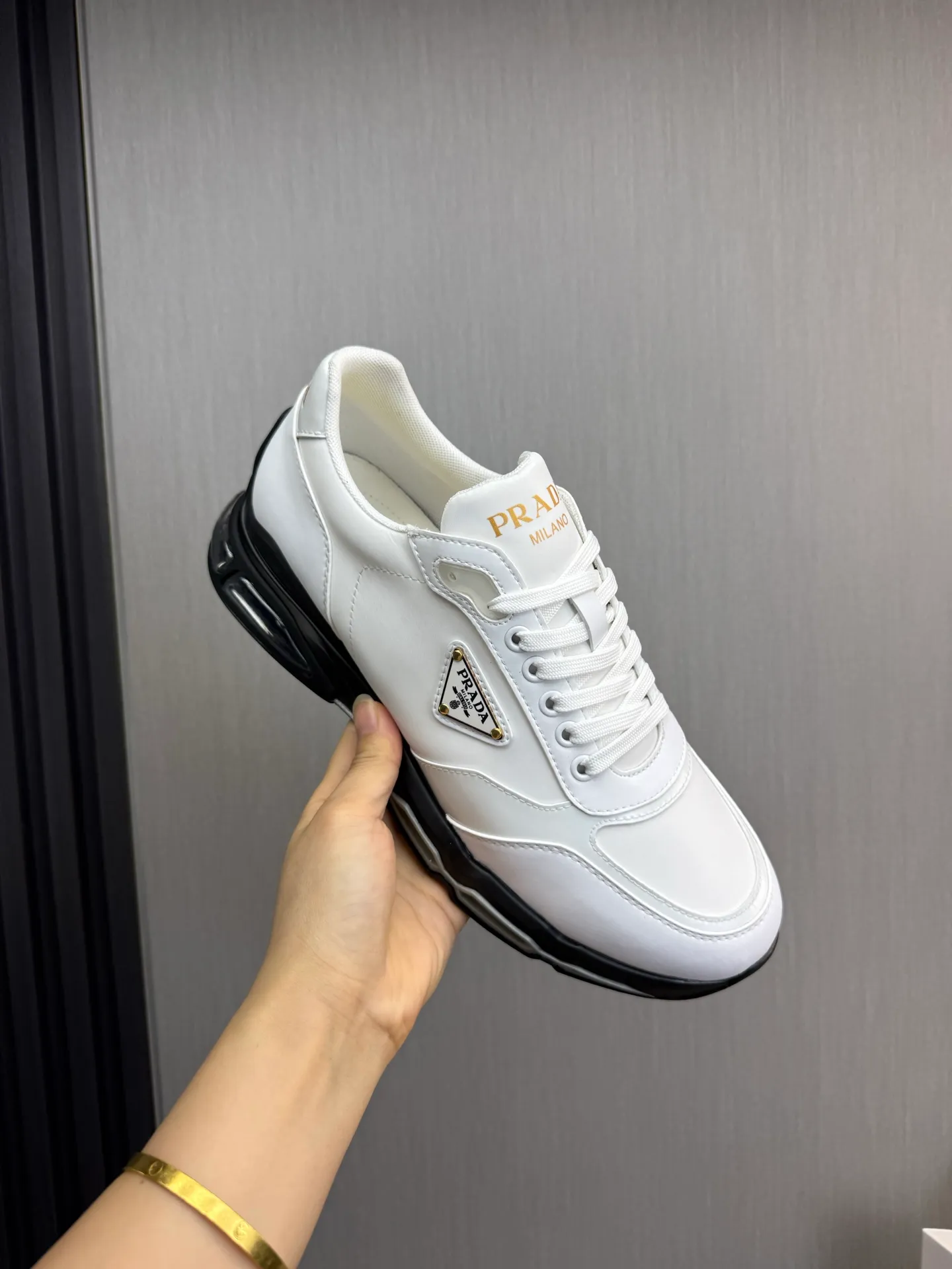 Men's shoes 💰640💰 [PRADA] Men's shoes are popular in the counter, official website is synchronized, 1 high-quality shipment ✔️Original cowhide upper + cowhide lining, 1🆚1 replica, original sole, 38-45 (45 customized, non-refundable)
